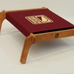 Deichbremse Dunkelrot/Beige