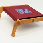 Deichbremse Dunkelrot/Licht-Blau