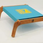 Deichbremse Hellblau/Neon-Orange